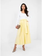Spódnica IT SD model 22011449 jasny żółty - FPrice