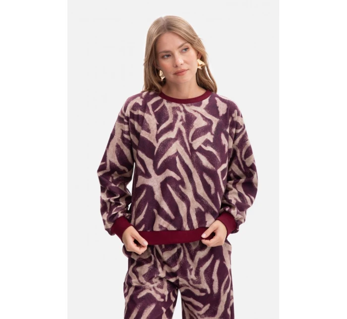 B303 Pletená mikina s potlačou - model 2