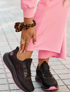 Dámske tenisky na platforme Big Star HI-POLY SYSTEM - čierne