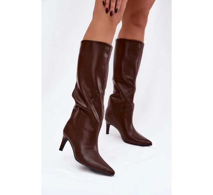 Topánky na podpätku model 221147 Krok vo veľkom štýle