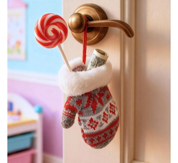 DARČEKOVÁ VISAČKA 12CM SIVÁ