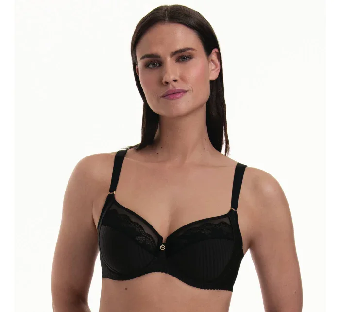 Podprsenka s kosticami Sita 5265 čierna - RosaFaia