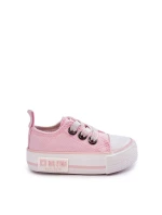Dziecięce Materiałowe Trampki BIG STAR KK374052 Różowe