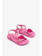 Sandałki Dziecięce Z Sercem 81997 Ipanema My First Baby Różowe