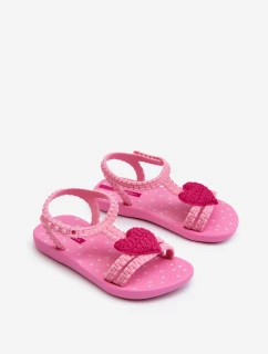 Sandałki Dziecięce Z Sercem 81997 Ipanema My First Baby Różowe