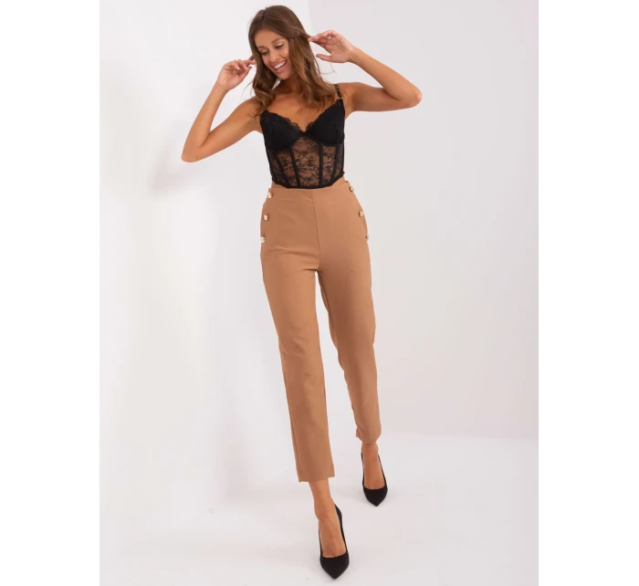 TW SP OB055 nohavice.45 svetlohnedá