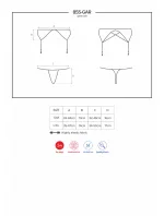 Ohromujúca podväzkový pás 855 - GAR - Obsessive