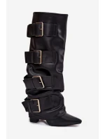 Topánky na podpätku model 217204 Krok vo veľkom štýle