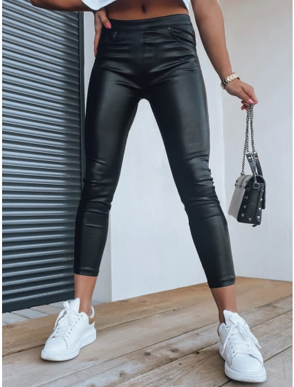 Dámské voskované kalhoty black Dstreet model 21965928 - FashionStreet