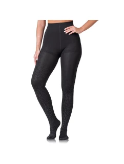 Dámske zimné pančuchy, extra teplé WINTER 100 DEN - BELLINDA - zvieracia potlač