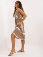 Šaty DHJ SK 12616.13 tmavo lila Šaty DHJ SK 12616.13 tmavo lila