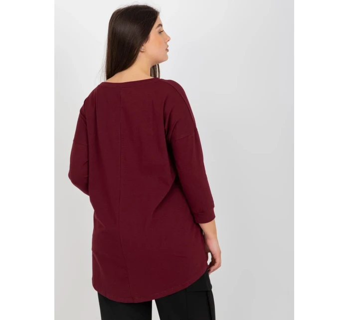 Blúzka VI BZ 2911.82P tmavo fialová