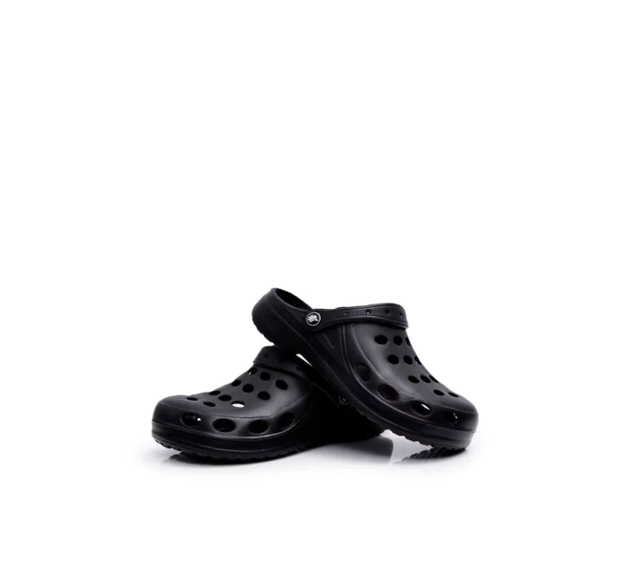 Dámské Nazouváky Černé Pěnové Crocsy EVA Dámské Nazouváky Černé Pěnové Crocsy EVA