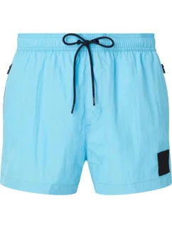 Pánske plavky Short Drawstring Swim Short CK Nylon KM0KM00868CU8 modrá - Calvin Klein