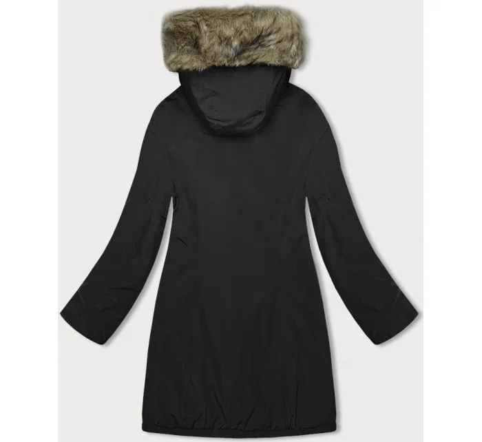 Čierna dámska zimná bunda (M-R45) Čierna dámska zimná bunda (M-R45)