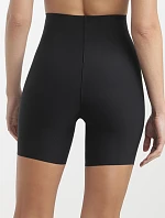 Dámske boxerky s vysokým pásom DIM MID WAIST PANTS - 69% POLYAMID, 31% ELASTAN - čierne