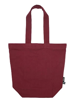 O Taška z bio bavlny se zipem bordeaux model 22417075 - Neutral
