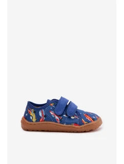 Dětské Barefoot Canvas Modré model 22007270 - Froddo