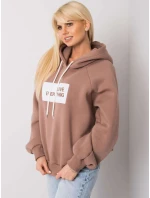 Mikina EM BL model 15883862 hnědá - FPrice Mikina EM BL model 15883862 hnědá - FPrice