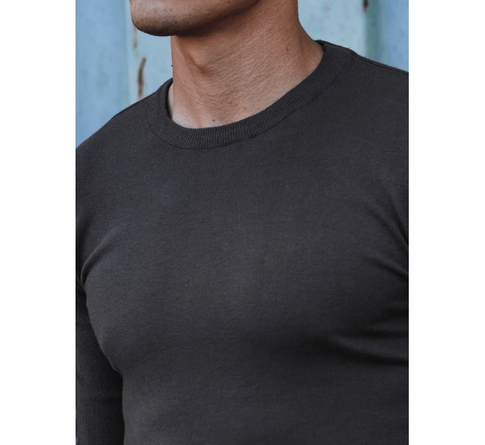 Pánský klasický svetr tmavě šedý Dstreet model 21980564 - FashionStreet Pánský klasický svetr tmavě šedý Dstreet model 21980564 - FashionStreet