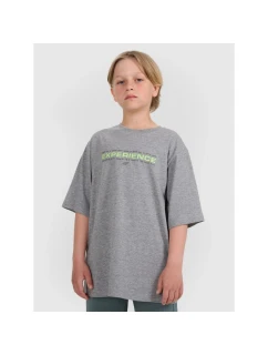 Chlapecké tričko oversize s potiskem model 21736472 - 4F