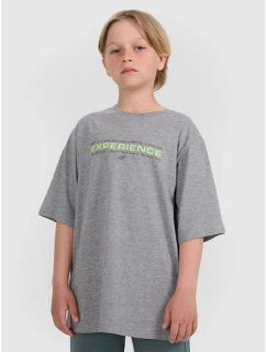 Chlapecké tričko oversize s potiskem model 21736472 - 4F