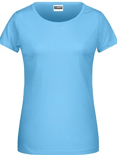 8007 Dámské tričko z bio bavlny model 22415484 sky blue - Daiber