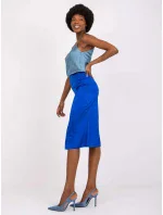 Sukně WN SD model 17356573 kobalt - FPrice Sukně WN SD model 17356573 kobalt - FPrice