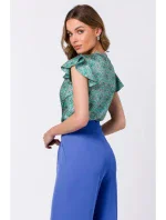 S344 Blúzka s nariasenými rukávmi - model 1