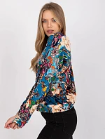 Dámska blúzka DHJ BZ 6550 3.14P tmavomodrá -