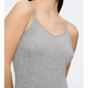 Beauty Layers Špagetový top z vlny - MEDIUM GREY MELANGE - TRIUMPH MEDIUM GREY MELANGE - TRIUMPH