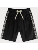 Černé pánské kraťasy model 18612048 - J.STYLE Černé pánské kraťasy model 18612048 - J.STYLE