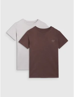 Detské obyčajné tričko (SADA 2) 4F 4FJRAW25TTSHU3157-90S