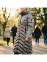 Zemepisná oblasť Nórsko BLANCHE LONG TAUPE DB LADY 0116 TAUPE dámska bunda (WZ5490F/GN-TAUPE)