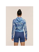 Kurtka damska CASALL Breeze Printed Running Jacket kolor granatowy Kurtka damska CASALL Breeze Printed Running Jacket kolor granatowy