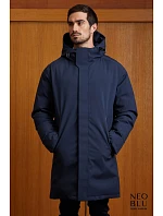 Men Pánská teplá parka deep black model 22499558 - NEOBLU Men Pánská teplá parka deep black model 22499558 - NEOBLU