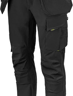 ProJob 5551 Waistpants Stretch (146–156) Pánske pracovné nohavice zo strečového materiálu 64.551L čierne