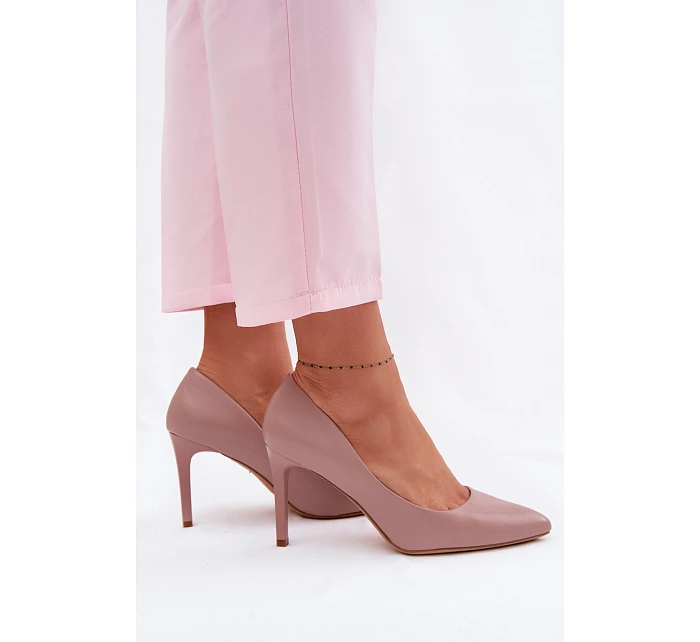 Eko kožené lodičky Sergio Leone 1339 Levandulové