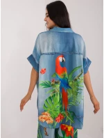 Košeľa DHJ KS 19007.32 modrá Košeľa DHJ KS 19007.32 modrá