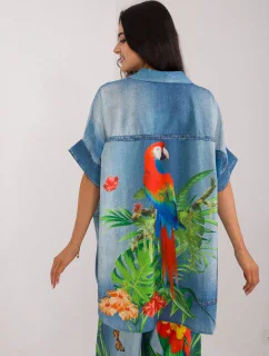 Košeľa DHJ KS 19007.32 modrá