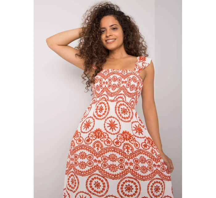 Šaty DHJ SK 13572.09P bielo-čierne