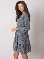 Šaty DHJ SK 8777A.66P tmavomodré