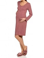 Dámska nočná košeľa 15070 - 548- Červená - Vamp