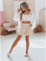 Dámské šortky STYLE beige Dstreet model 21987358 - FashionStreet