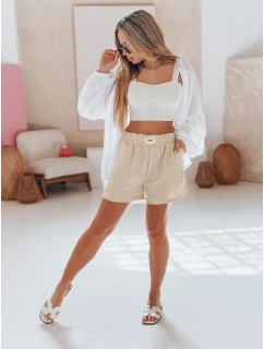 Dámské šortky STYLE beige Dstreet model 21987358 - FashionStreet