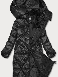 Čierna dámska bunda pre prechodné obdobie (YP-22081-1)