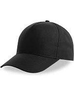 Atlantis Headwear Recy Five 5-panelová bejzbalová čiapka 33.0116 čierna Atlantis Headwear Recy Five 5-panelová bejzbalová čiapka 33.0116 čierna