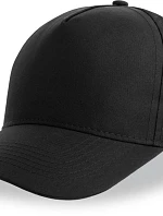 Atlantis Headwear Recy Five 5-panelová bejzbalová čiapka 33.0116 čierna