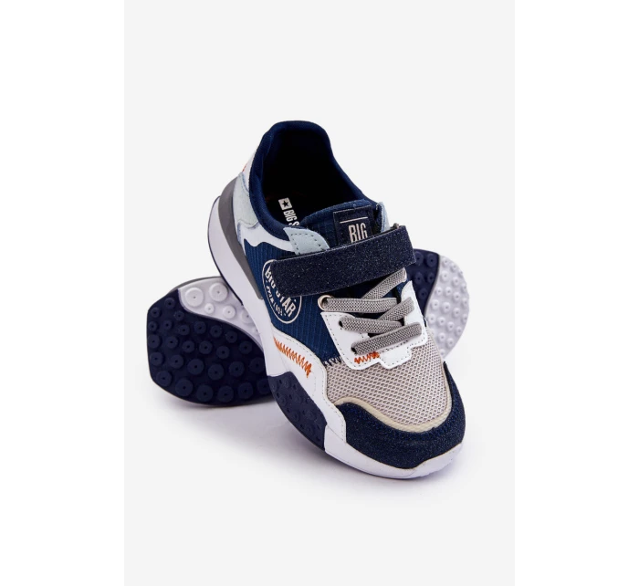 Dziecięce Sneakersy Memory Foam System Big Star LL374225 Granatowe Dziecięce Sneakersy Memory Foam System Big Star LL374225 Granatowe