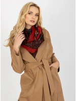 Tunelová šála AT KM model 17714518 hnědá - FPrice
